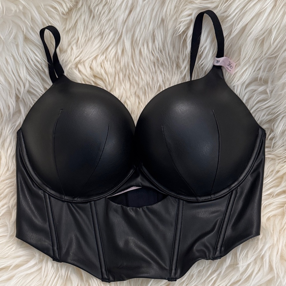 Victoria's Secret Black Corset Bra